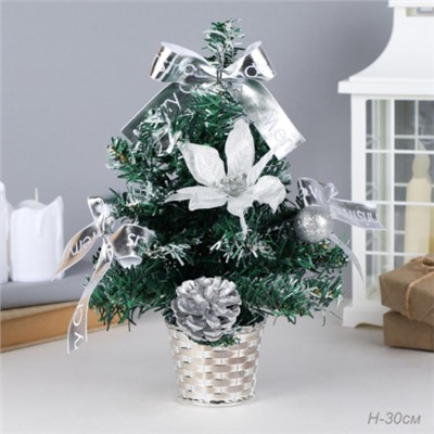 Елка искусственная настольная 30 см / 24H021 /уп 80/