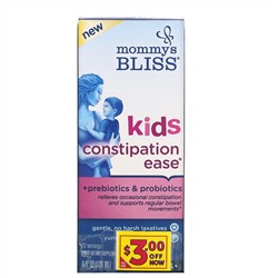 Mommy's Bliss, Kids Constipation Ease, 4 Years+, Orange, 4 fl oz (120 ml)