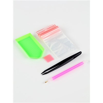 Алмазная мозаика 9 в 1 «Природа», 14.5×14.5 см