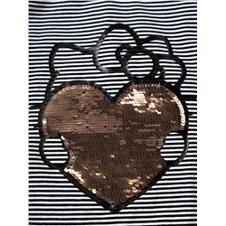 Фуфайка трикотажная для девочек (футболка с длинными рукавами)