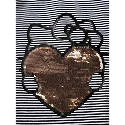 Фуфайка трикотажная для девочек (футболка с длинными рукавами)