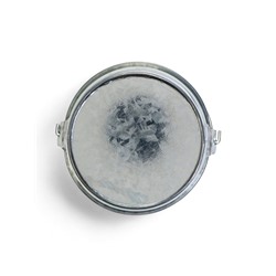 Декоративное кашпо для цветов «Ведёрко альма», 500 мл, d=10 см, h=9.4 см, металлическое