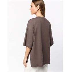 Футболка свободного кроя с авторским принтом