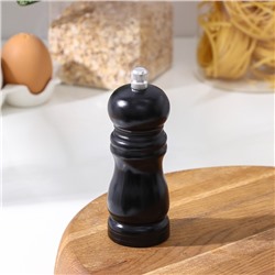 Мельница для специй Доляна, 13×4.5 см, металлический механизм, цвет чёрный