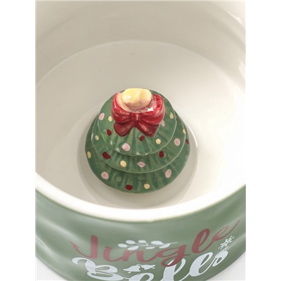 УЦЕНКА Кружка новогодняя «Ёлочка», 300 мл, 15×9.6×8 см, керамика, зелёная