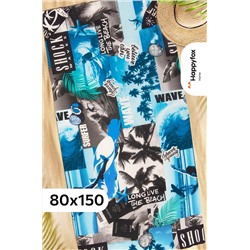 Полотенце пляжное вафельное 80x150 см Happy Fox Home