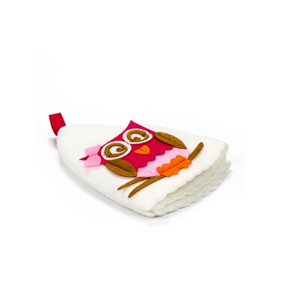 Шапка для бани и сауны, с аппликацией «Мэри», полиэфир, детская