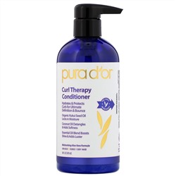 Pura D'or, Curl Therapy, кондиционер для ухода за вьющимися волосами, 473 мл (16 жидк. унций)