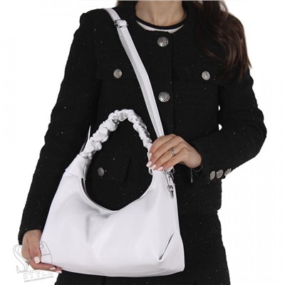 Сумка женская кожаная 9019-9NN white  Natale Navetta