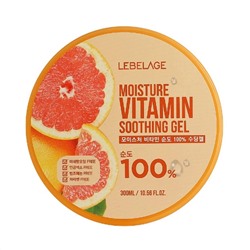 Lebelage Увлажняющий гель с грейпфрутом / Moisture Vitamin 100% Soothing Gel, 300 мл 18381