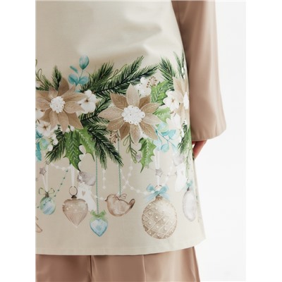 Фартук «Этель» Beautiful Christmas, 60×70 см, хлопок 100%, саржа 190 г/м²