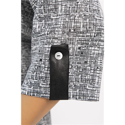 Блуза Лариса (серая) Б14312-18М