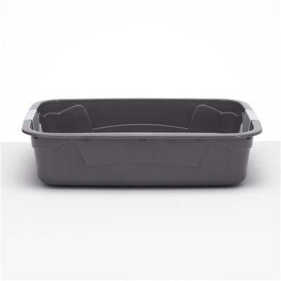 Туалет с сеткой,44×33×11.5 см, серый