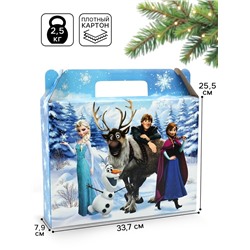 Коробка подарочная «С Новым годом!», 33.5×27.5×8 см