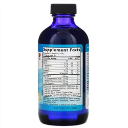 Nordic Naturals, ДГК для детей от 1 до 6 лет, со вкусом клубники, 530 мг, 237 мл (8 жидк. унций)
