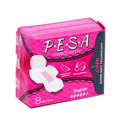 Прокладки гигиенические PESA Super, 8 шт.