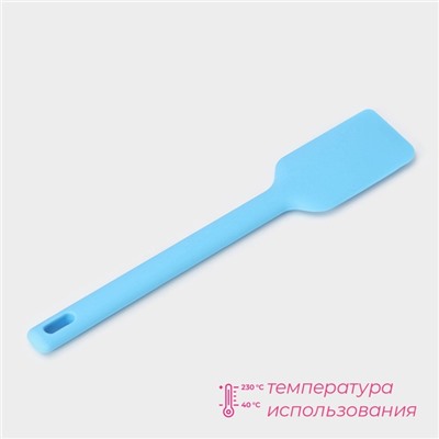 Лопатка Доляна «Люкс», 29×5.5×1 см, голубая