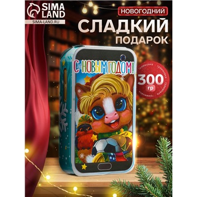 Сладкий новогодний подарок «Телефон», детский, 300 г
