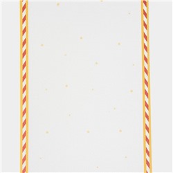 Дорожка новогодняя на стол Доляна «Парк аттракционов», сервировочная, 180×30 см, белая