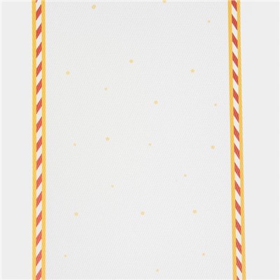 Дорожка новогодняя на стол Доляна «Парк аттракционов», сервировочная, 180×30 см, белая