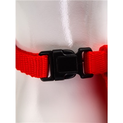 Комплект амуниции «Ангел», размер XS, шлейка 19-26 см, поводок 120×1 см, красный