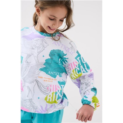 Толстовка трикотажная для девочек PLAYTODAY, 1240791