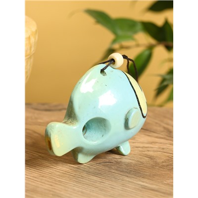 Сувенирный музыкальный инструмент свисток «Рыбка», 6.5×8×4.5 см, МИКС