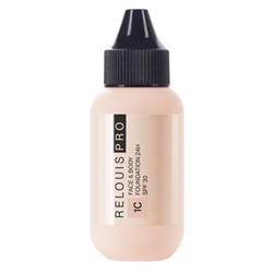 Крем тональный Face&Body Foundation 24H SPF30 тон 1С светлый холодный