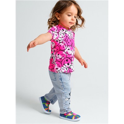 Фуфайка трикотажная для девочек (футболка)