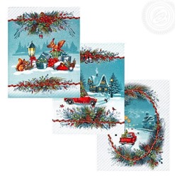 Полотенце 50*60 см. "Огонек" рогожка хлопок 100%