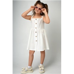 Льняной сарафан для девочки Happyfox