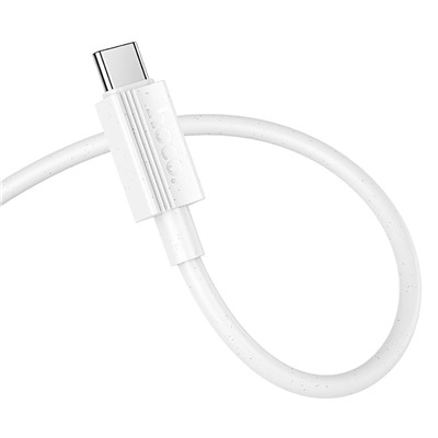 Кабель Type-C - Type-C Hoco X107 PD 60W 100см 3A  (white)