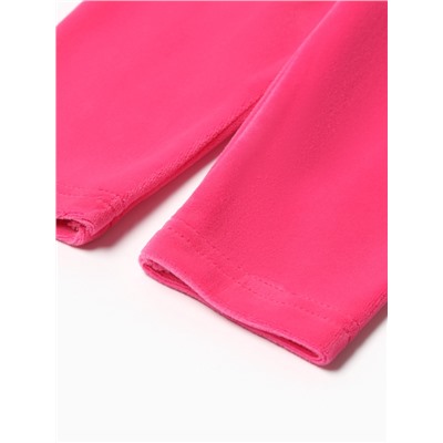 Брюки (легинсы) Крошка Я Plushy, р. 74-80 см, фуксия