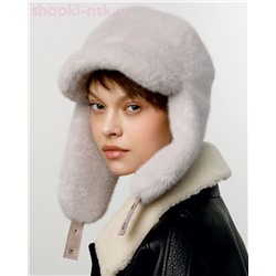 Хью Ушанка женская экомех норка (56-58)