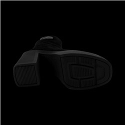 Ботинки из натуральной кожи на меху РА 20-2 черные