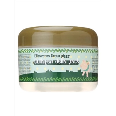 Elizavecca Маска для лица коллагеновая / Green Piggy Collagen Jella Pack, 100 мл 14877