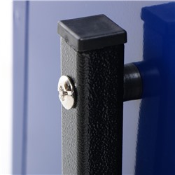 Урна для мусора «Уралочка», уличная, 24 л, 32×53.5×28.5 см, бак 0.6 мм, синяя