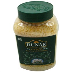Dunar Elonga Sella Basmati Rice pot / Рис Басмати Элонга Селла банка 1 кг