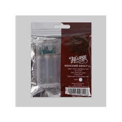 Гирлянда «Конский хвост» 10 нитей по 1 м, IP20, серебристая нить, 100 LED, 2 режима, батарейки AAх3 (нет в комплекте), свечение белое