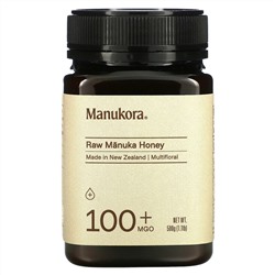 Manukora, Raw Manuka Honey, 100+ MGO, 1.1 lb (500 g)