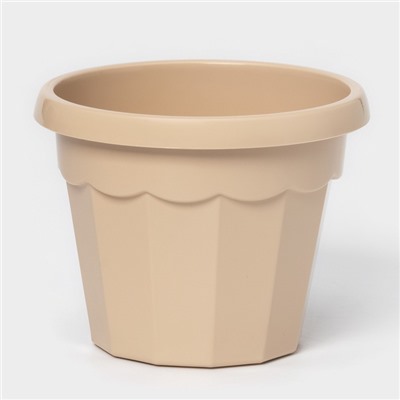 Горшок для цветов с поддоном Доляна «Эрика», 0.7 л, цвет пудровый