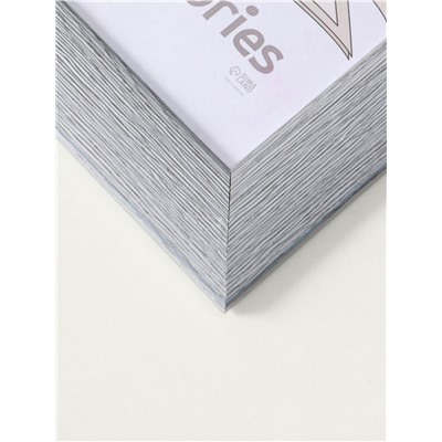 Фоторамка для фото 21×30 см Keep memories Luxe Elegance, с ножкой, пластик, серо-голубой, (пластиковый экран)