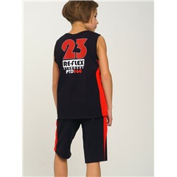 Комплект трикотажный для мальчиков: майка, шорты