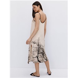 Omsa Сорочка OmD 0118D SAKURA Сорочка принт. жен. (длинная на узких бретелях), PL