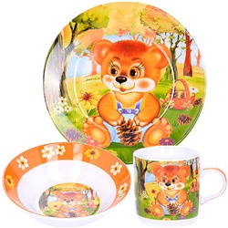 29937 Детский набор 3пр"Мишка" LR (х12)