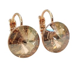 Серьги с кристаллами Swarovski