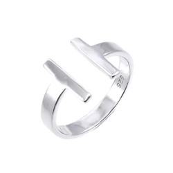 Кольцо из серебра без вставки, МЦВ1038