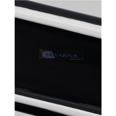 Дозатор для моющего средства SAVANNA «Природа», 450 мл, с подставкой для губки, чёрный