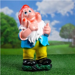 Садовая фигура из гипса «Гном веселый», 43×19×24 см