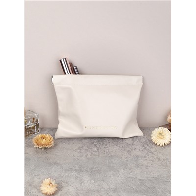 Косметичка 18х13 см бежевая / XN-002W /уп 400/на магните